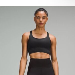 Lululemon Energy Longline Bra in Black size 12
